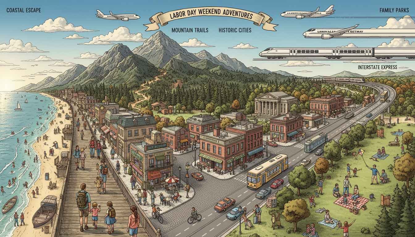 best places to visit during labor day weekend