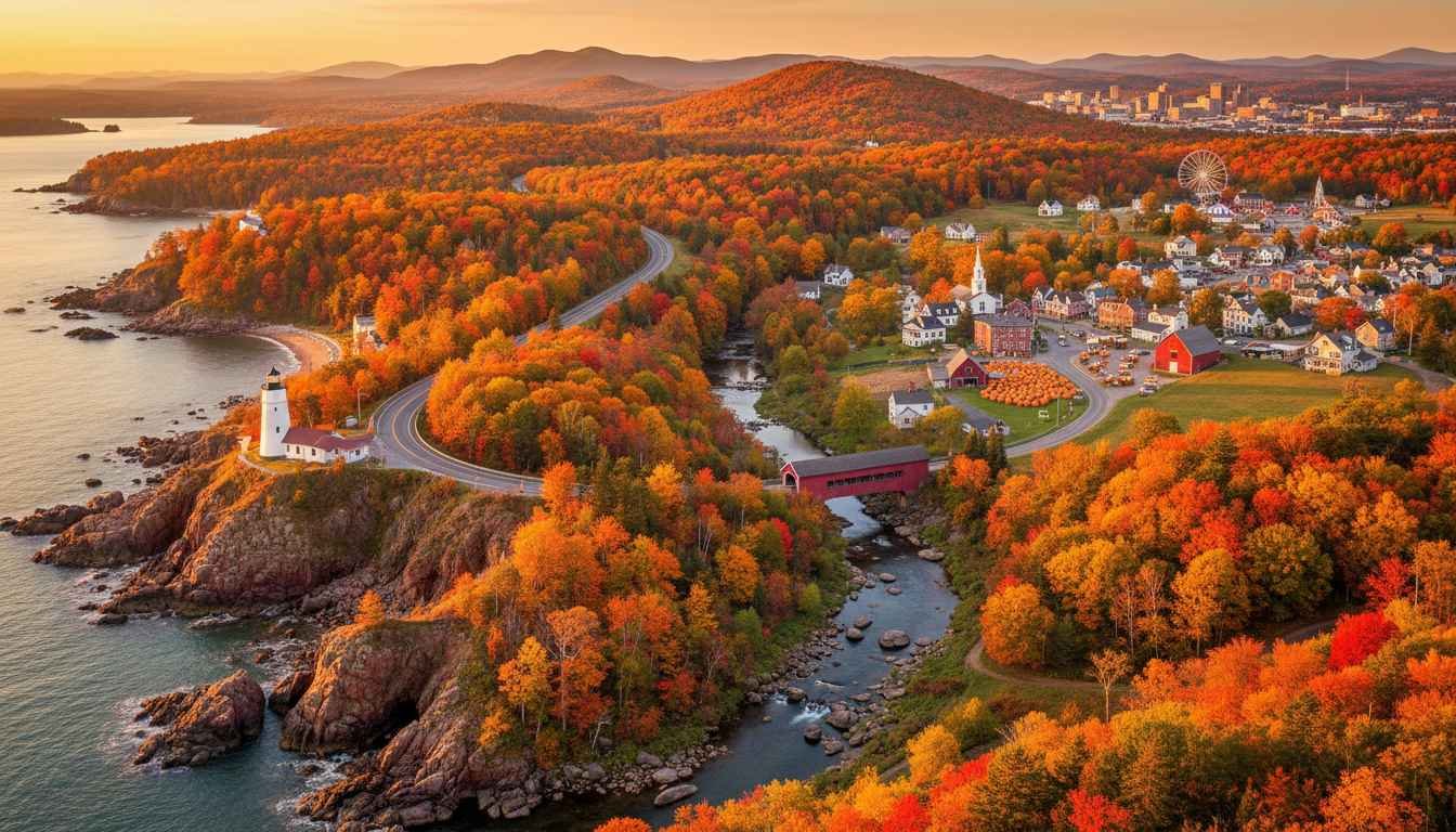 fall places to visit in new england