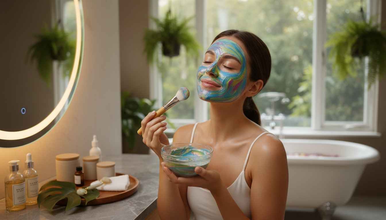face mask before or after skincare