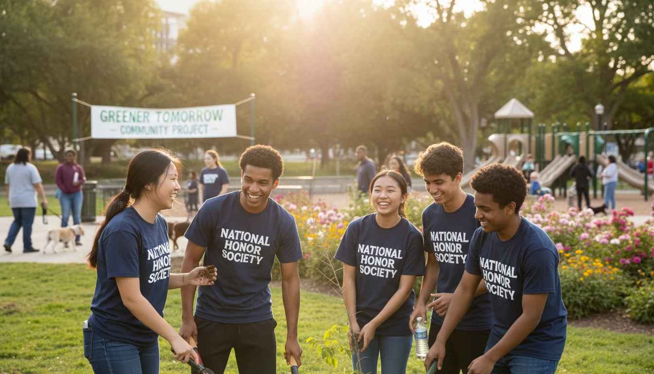 national honor society community service hours